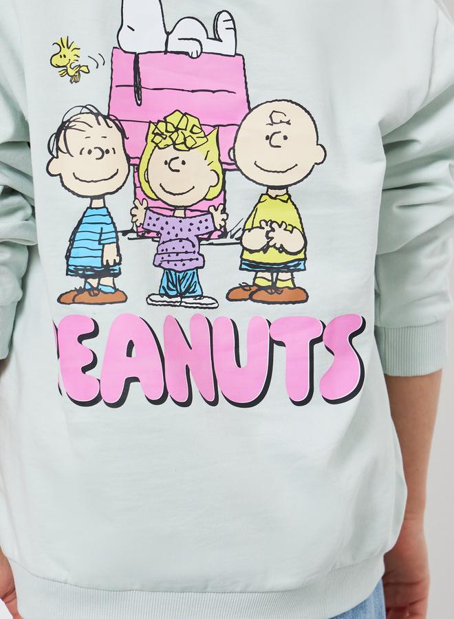 ستايلي هودي قطني بطبعة جرافيك بيناتس - Image 5